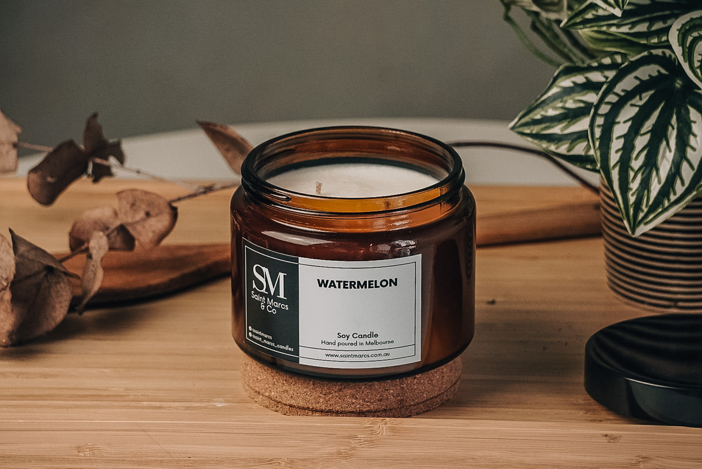 Large Watermelon Soy Candle 750g